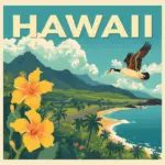 Scenic Hawaii highway landscape with a roadside memorial marker and tropical greenery, documented by Marked by Memory.