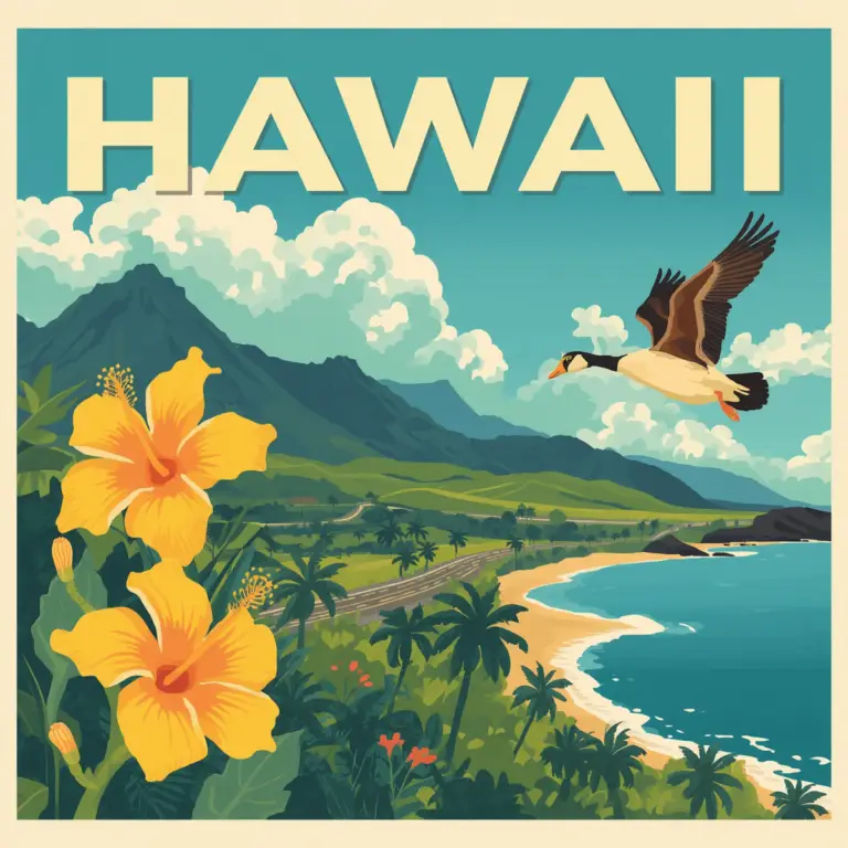 Scenic Hawaii highway landscape with a roadside memorial marker and tropical greenery, documented by Marked by Memory.