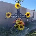 Roadside Roadside Memorial dedicated to Karen Hernandez on 7th Ave and Southgate in Phoenix, Arizona.
